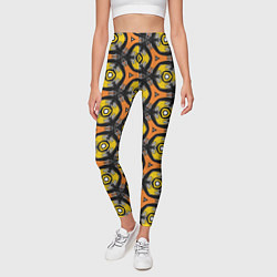 Леггинсы женские Замысловатые соты, цвет: 3D-принт — фото 2