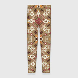 Женские легинсы Традиционные славянские узоры