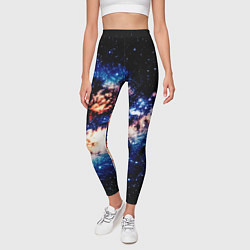 Леггинсы женские Бесконечный космос и туманность, цвет: 3D-принт — фото 2