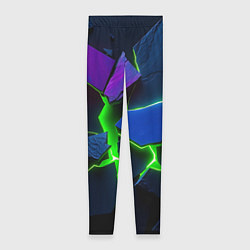 Леггинсы женские Neon tile, цвет: 3D-принт