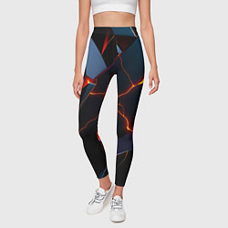 Леггинсы женские Plate fracturing, цвет: 3D-принт — фото 2