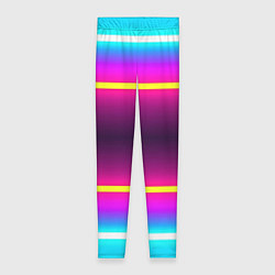 Леггинсы женские Color neon, цвет: 3D-принт