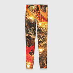 Леггинсы женские Атмосфера Рождества, цвет: 3D-принт