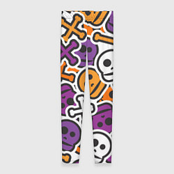 Леггинсы женские Funny skulls, цвет: 3D-принт