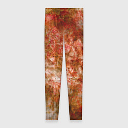 Женские легинсы Абстракция - bright red