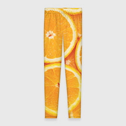 Леггинсы женские Апельсин, цвет: 3D-принт