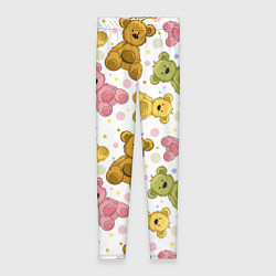 Леггинсы женские Любимые медвежата, цвет: 3D-принт