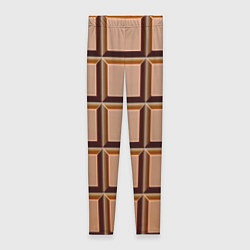 Леггинсы женские Шоколад, цвет: 3D-принт