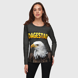 Лонгслив женский Dagestan Eagle, цвет: 3D-принт — фото 2