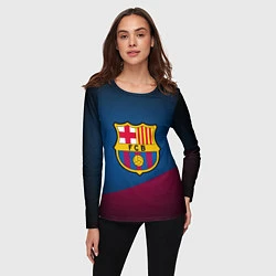 Лонгслив женский FCB Barcelona, цвет: 3D-принт — фото 2
