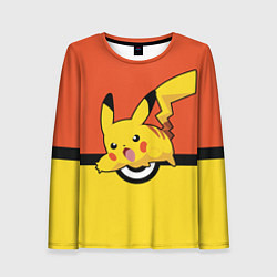 Женский лонгслив Pikachu