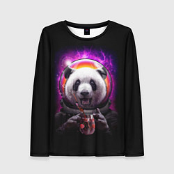 Женский лонгслив Panda Cosmonaut