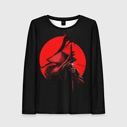 Лонгслив женский Сила самурая, цвет: 3D-принт