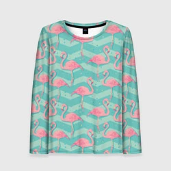 Женский лонгслив Flamingo Pattern