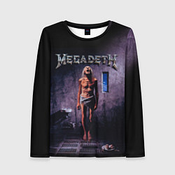 Лонгслив женский Megadeth: Madness, цвет: 3D-принт