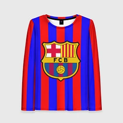 Лонгслив женский Barca FCB Club, цвет: 3D-принт