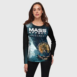Лонгслив женский Mass Effect: Andromeda, цвет: 3D-принт — фото 2
