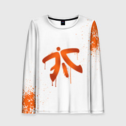 Лонгслив женский Fnatic: White collection, цвет: 3D-принт