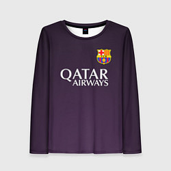 Лонгслив женский Barcelona FC: Violet, цвет: 3D-принт