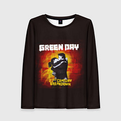 Лонгслив женский Поцелуй Green Day, цвет: 3D-принт