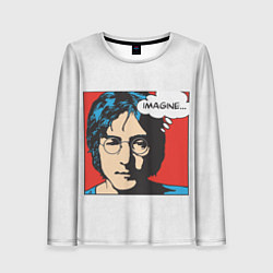 Лонгслив женский John Lennon: Imagine, цвет: 3D-принт
