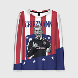 Лонгслив женский Griezmann: Atletico Star, цвет: 3D-принт