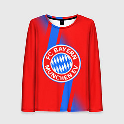Лонгслив женский FC Bayern: Storm, цвет: 3D-принт