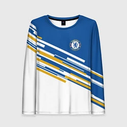 Лонгслив женский FC Chelsea: Colour Line, цвет: 3D-принт