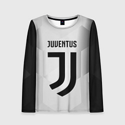 Лонгслив женский FC Juventus: Silver Original, цвет: 3D-принт