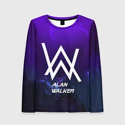 Лонгслив женский Alan Walker: Space Collection, цвет: 3D-принт