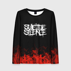 Лонгслив женский Suicide Silence: Red Flame, цвет: 3D-принт
