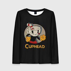 Женский лонгслив Cuphead: Mugman