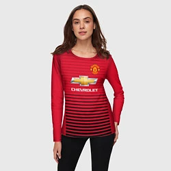 Лонгслив женский FC Manchester United: Away 18/19, цвет: 3D-принт — фото 2