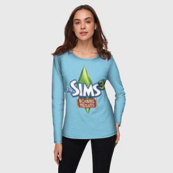 Лонгслив женский The Sims 3: Roaring Heights, цвет: 3D-принт — фото 2