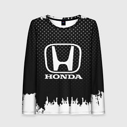 Лонгслив женский Honda: Black Side, цвет: 3D-принт