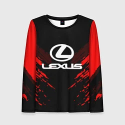 Лонгслив женский Lexus: Red Anger, цвет: 3D-принт