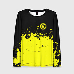 Лонгслив женский FC Borussia Sport, цвет: 3D-принт