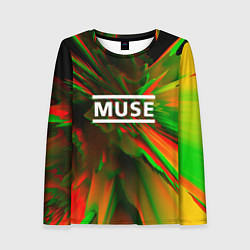 Лонгслив женский Muse: Colour Abstract, цвет: 3D-принт