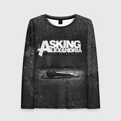 Лонгслив женский Asking Alexandria: Black Micro, цвет: 3D-принт