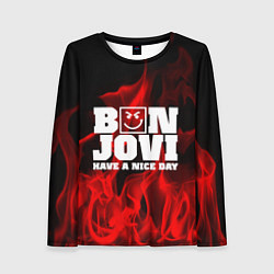 Женский лонгслив Bon Jovi: Have a nice day