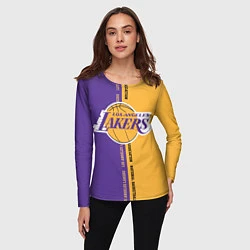 Лонгслив женский NBA: LA Lakers, цвет: 3D-принт — фото 2