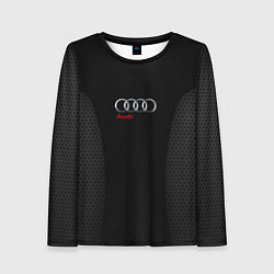 Лонгслив женский Audi Carbon, цвет: 3D-принт
