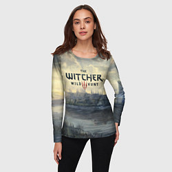 Лонгслив женский The Witcher 3: Wild Hunt, цвет: 3D-принт — фото 2