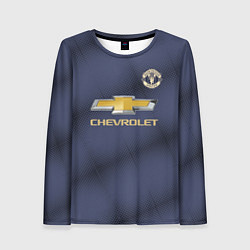 Лонгслив женский Manchester United away 18-19, цвет: 3D-принт