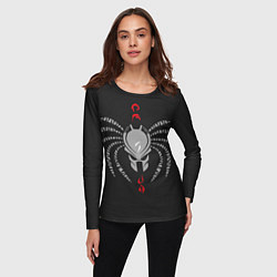Лонгслив женский Predator Spider, цвет: 3D-принт — фото 2