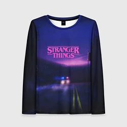 Лонгслив женский Stranger Things: Neon Road, цвет: 3D-принт