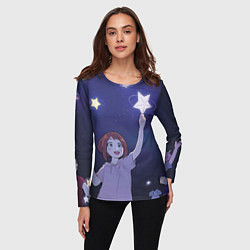 Лонгслив женский Звезда, цвет: 3D-принт — фото 2
