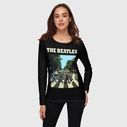Лонгслив женский The Beatles: Abbey Road, цвет: 3D-принт — фото 2