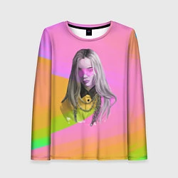 Лонгслив женский Billie Eilish: Pink Fashion, цвет: 3D-принт