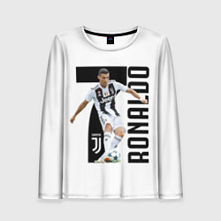 Лонгслив женский Ronaldo the best, цвет: 3D-принт